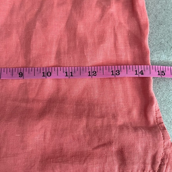 [34/S]Sandwich Linen Spiced Coral LS Shift Dress - Picture 7 of 10
